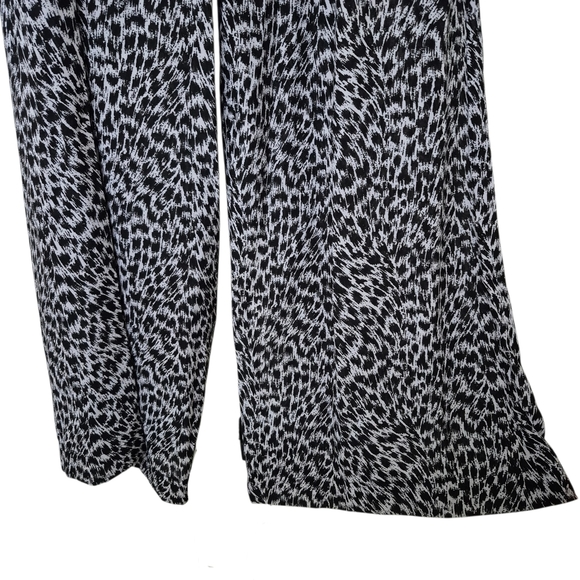 Michael Kors Abstract Animal Jaguar Print Jumpsuit With Belt NEW - Picture 8 of 9
